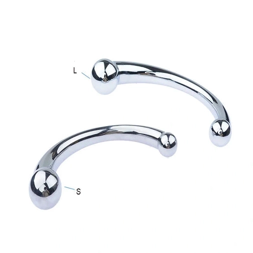 Steel 5858 Ended Hook Stainless Anal Double Elegant 0331
